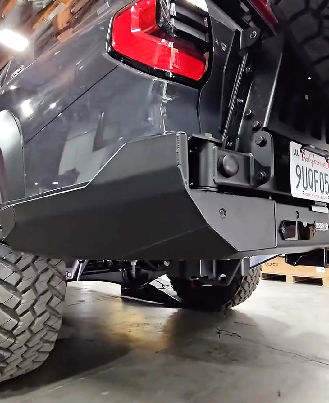 2025 4runner 6th gen Full width rear bumper w/ swing-out tire carrier by Dissent Off-Road (for 6th gen 4Runner) Full width rear bumper w: swing-out tire carrier from Dissent Off-Road (for 6th gen 4Runner) 6