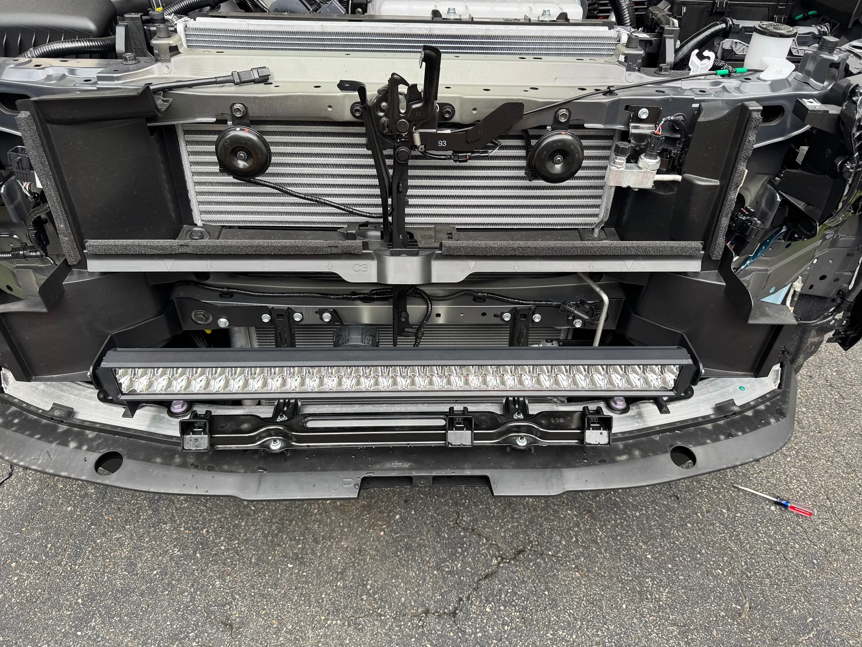 2025 4runner 6th gen 32" Lo Pro Grille LED Light Bar Kit from Cali Raised - Quick Install Process / Review - Update: Lightbar Removed IMG_7330