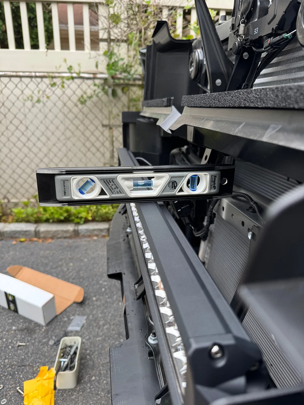 2025 4runner 6th gen 32" Lo Pro Grille LED Light Bar Kit from Cali Raised - Quick Install Process / Review - Update: Lightbar Removed IMG_7329