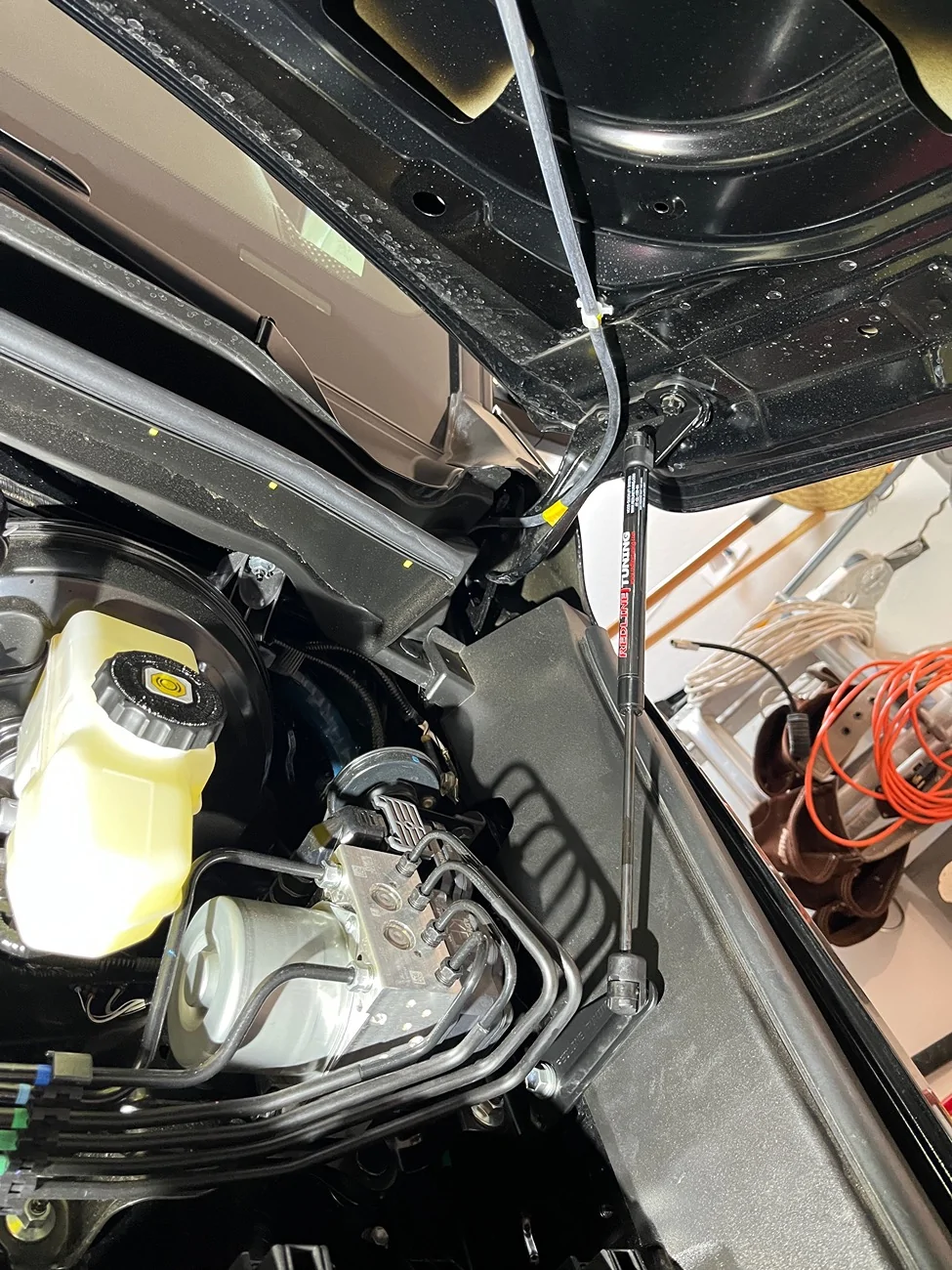 2025 4runner 6th gen Redline Tuning Hood Struts Installed on 2025 4Runner SR5 IMG_0920