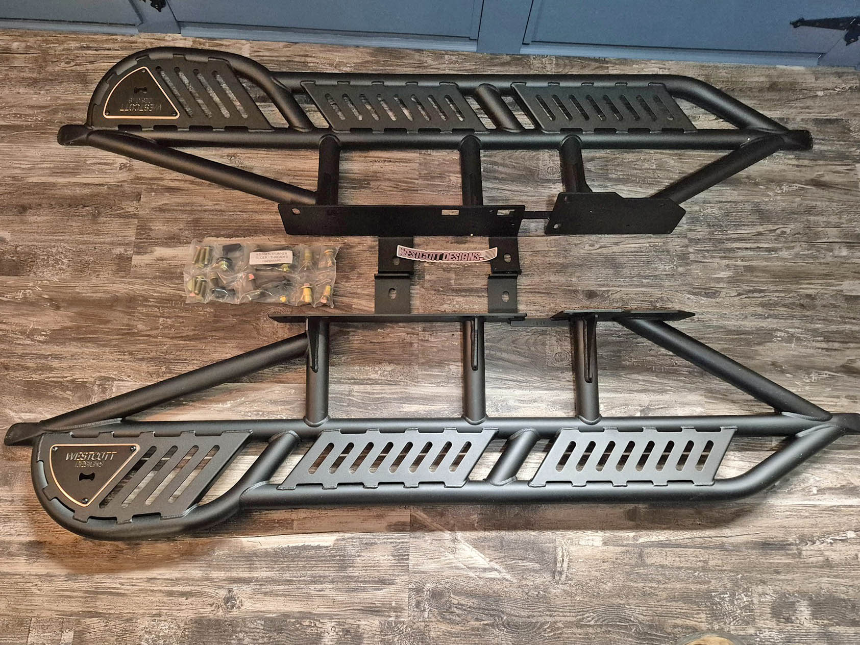 2025 4runner 6th gen Wescott Designs 20 Degree Rock Sliders with KickOut installed photos & impressions Wescott Designs 20 Degree Rock Sliders with KickOut