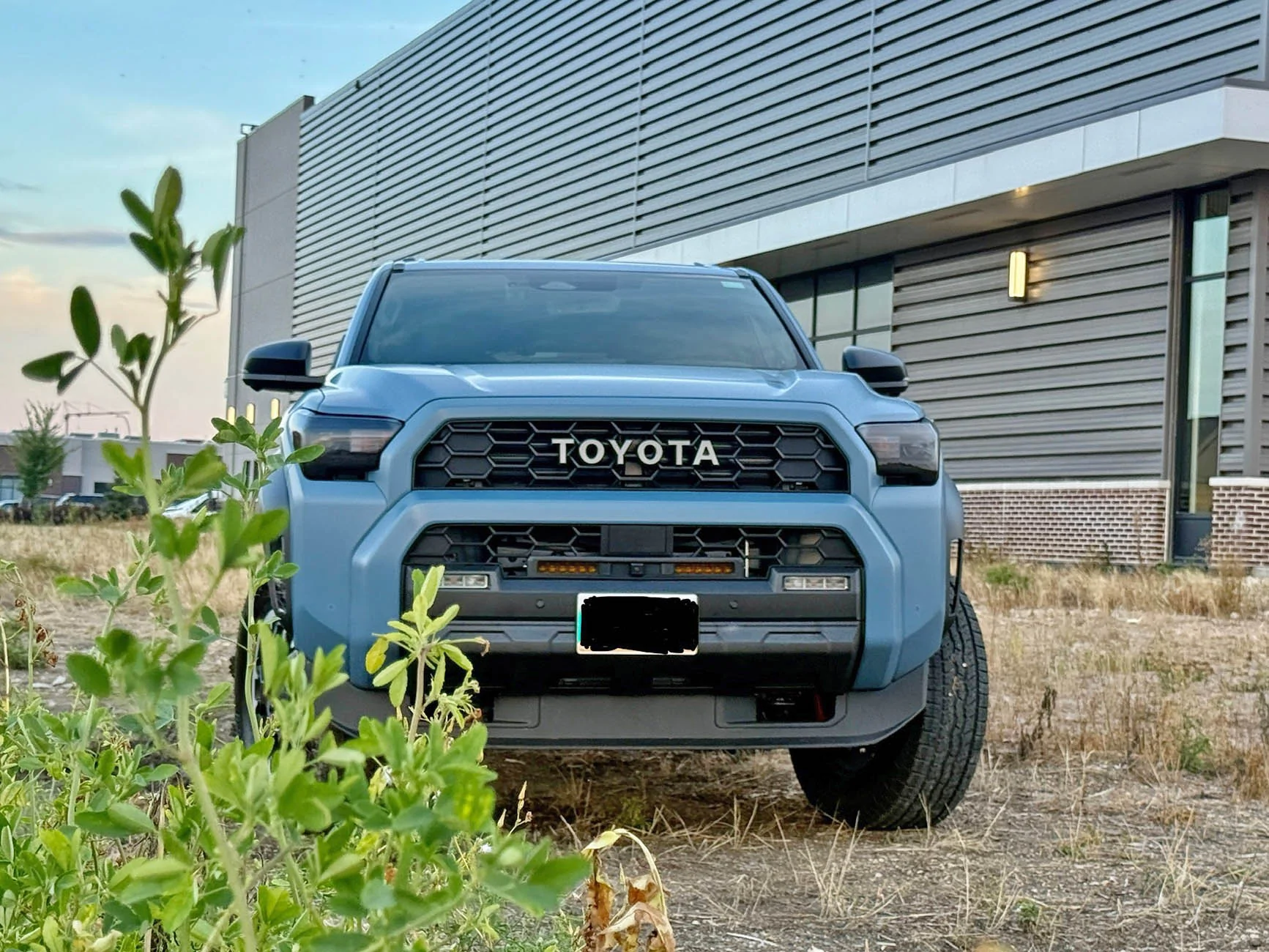 2025 4runner 6th gen TRD ORP Heritage Blue - 35s MT Baja Boss A/T 255/85/R17 Pizza Cutter Build +30mm Offset - Matte PPF - Aftermarket Grille IMG_3089