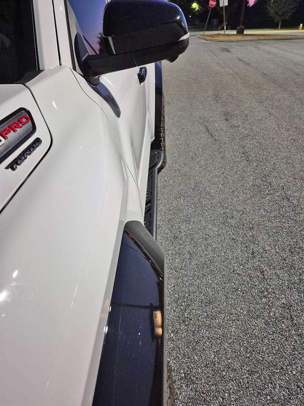 2025 4runner 6th gen Wescott Designs 20 Degree Rock Sliders with KickOut installed photos & impressions Wescott Designs 20 Degree Rock Sliders with KickOut 2025 4runner 6th gen - 20250811_204045