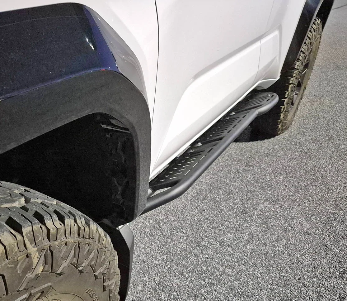 2025 4runner 6th gen Wescott Designs 20 Degree Rock Sliders with KickOut installed photos & impressions Wescott Designs 20 Degree Rock Sliders with KickOut 2025 4runner 6th gen - 20250811_204034 (1)