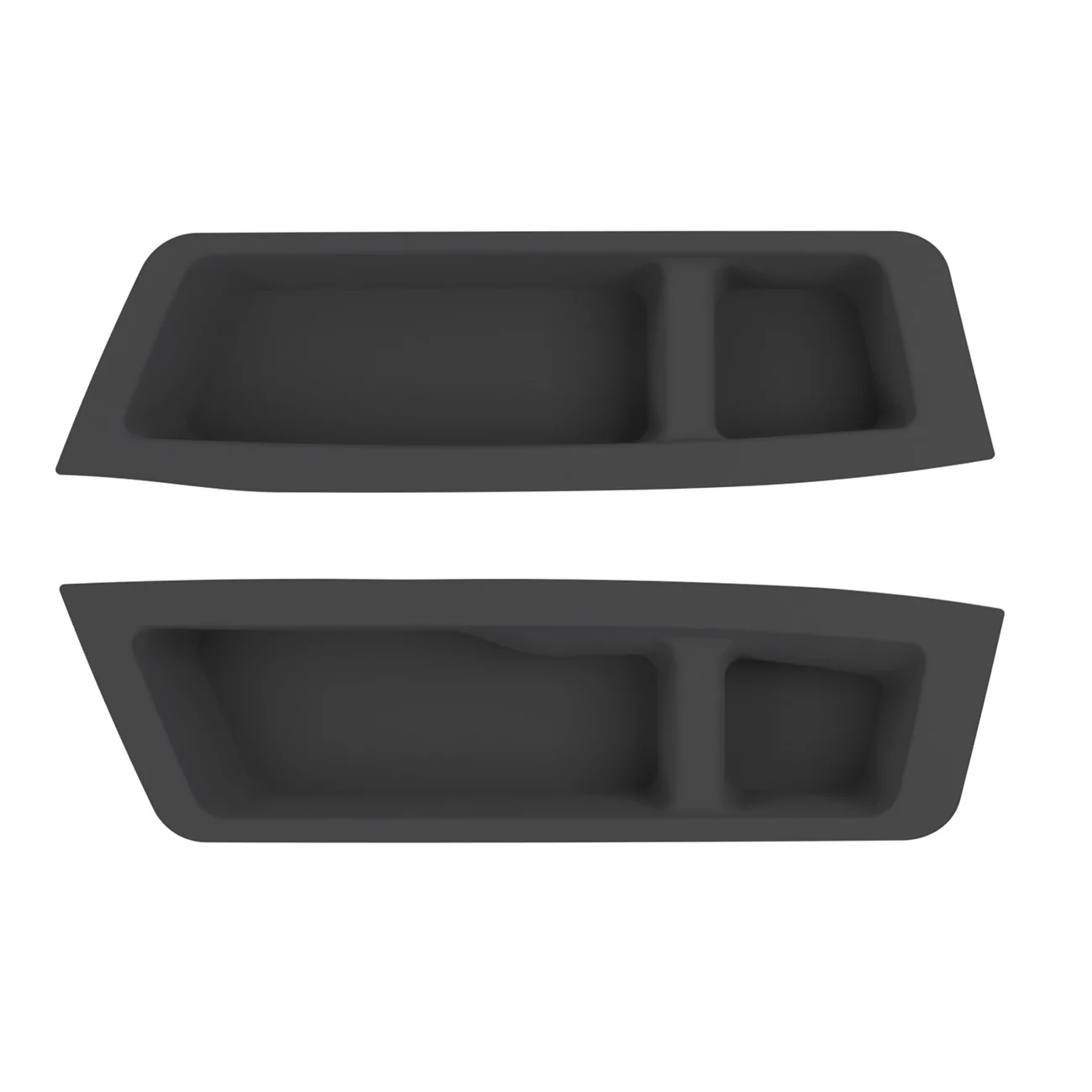 2025 4runner 6th gen 🎉🤩Zekzoop 2PCS Cargo Side Storage Tray Coming with 20%OFF EVENT!! 25款丰田超霸后备箱两侧杯座垫子黑色硅胶款（一对装）白底