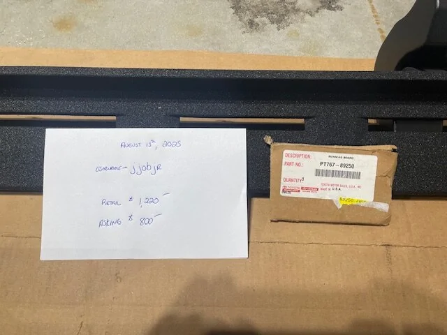 2025 4runner 6th gen TRD Cast Aluminum Running Boards - PT767-89250 IMG_4396