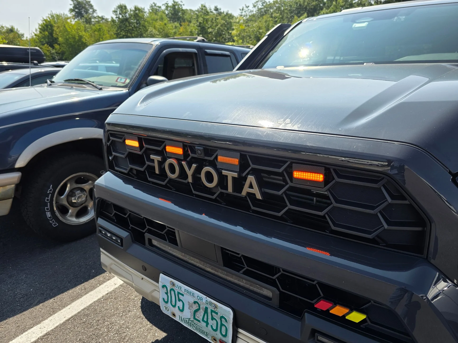 2025 4runner 6th gen Raptor Lights installed on 6th Gen 4Runner grille [DIY video added] 20250811_105608