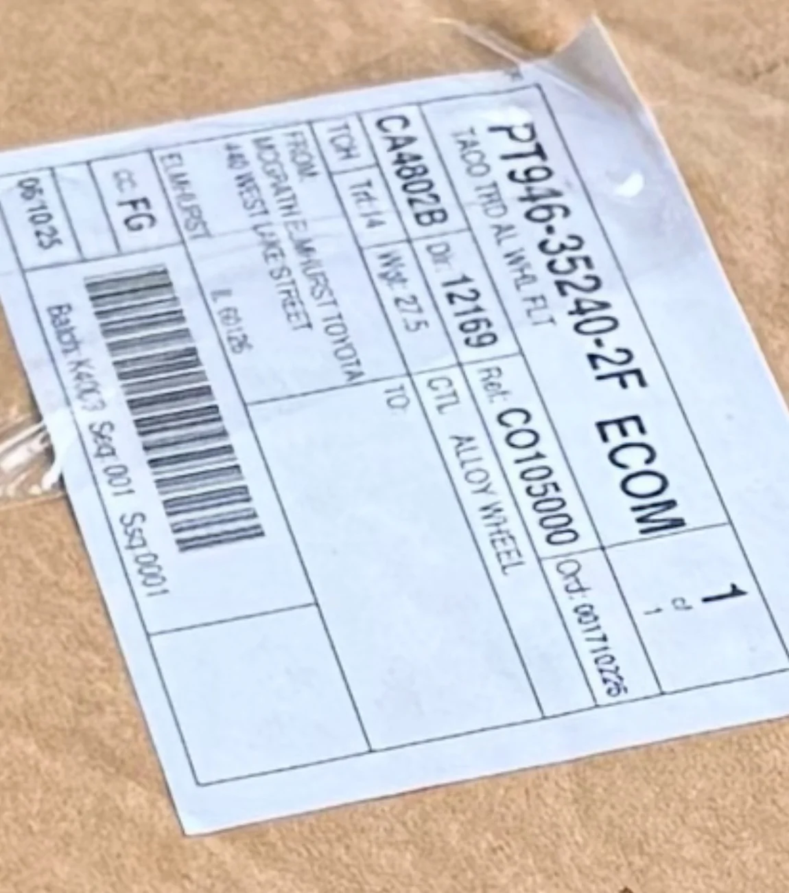 2025 4runner 6th gen Factory Wheels & Tires (OEM) Offsets, Bore, Sizes, Widths, Brands -- 2025 4Runner 6th Gen IMG_7743