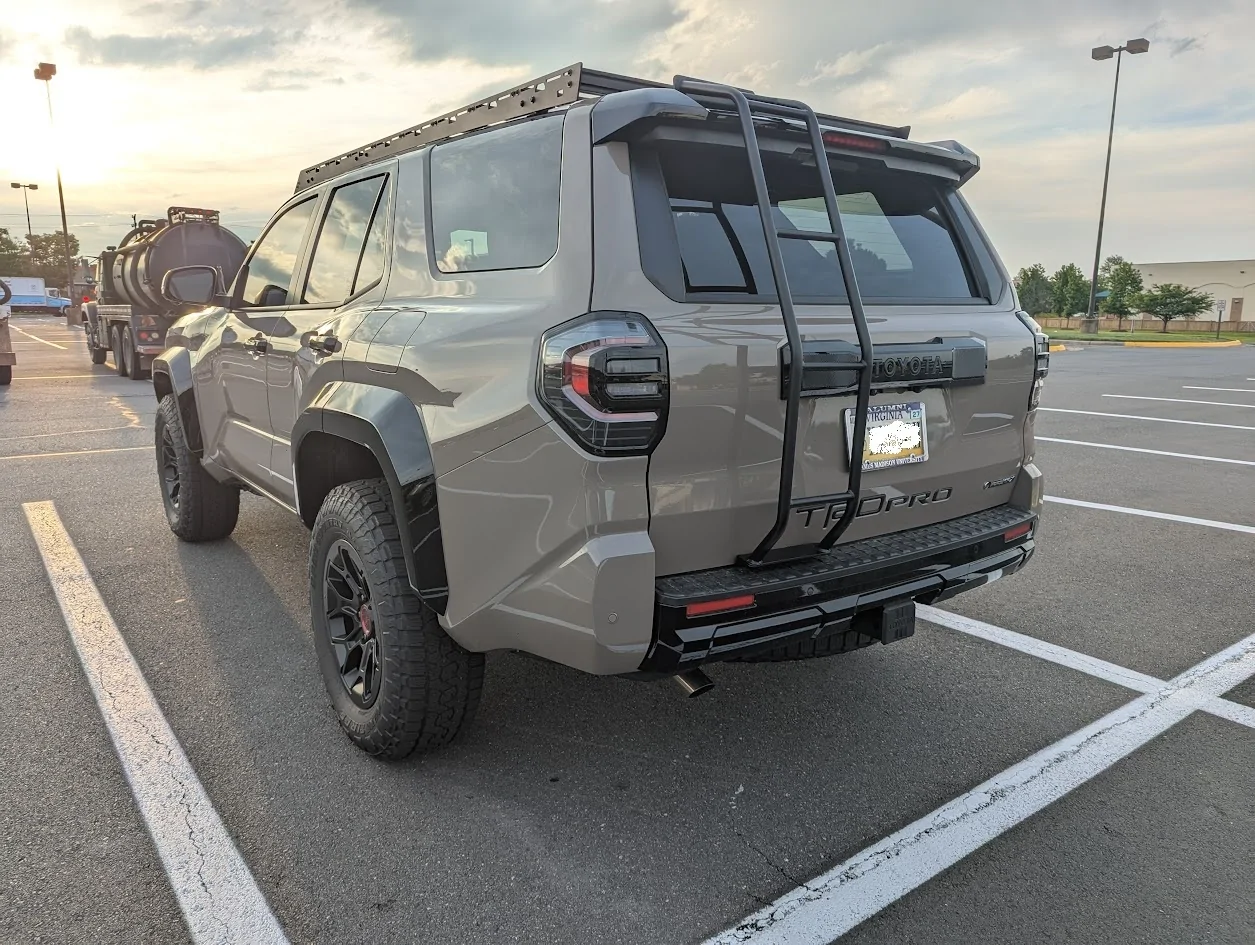 2025 4runner 6th gen 2nd thoughts on ladder install with a power liftgate StPoasC