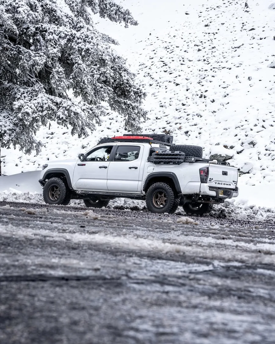 2025 4runner 6th gen 🛣️ Scenery Along the Road🌅 Snow days call for adventure, but the mess stays outside!   @3WLiners_Official keeping my Tac