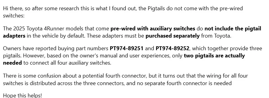 2025 4runner 6th gen What are you using AUX switches for? IMG_0502