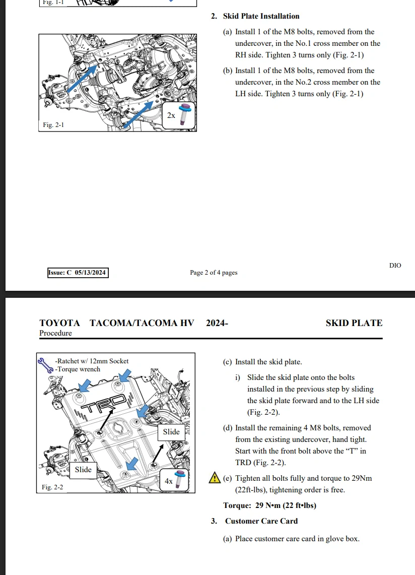 2025 4runner 6th gen DIY Oil Change and TRD Skid Plate removal? 1755205520672-w3