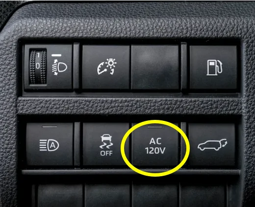 2025 4runner 6th gen Hybrid 2400w power output.  How can I get it to AUTOMATICALLY turn on at engine start??? AC 120V