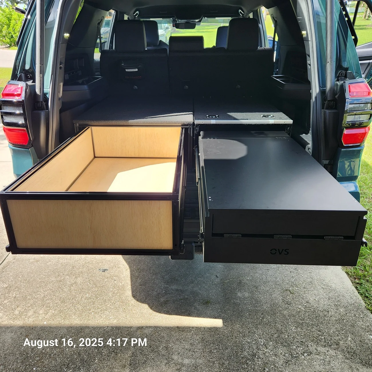 2025 4runner 6th gen Final product of my DIY custom rear cargo storage / pullout drawer system inbound1810514534249785338