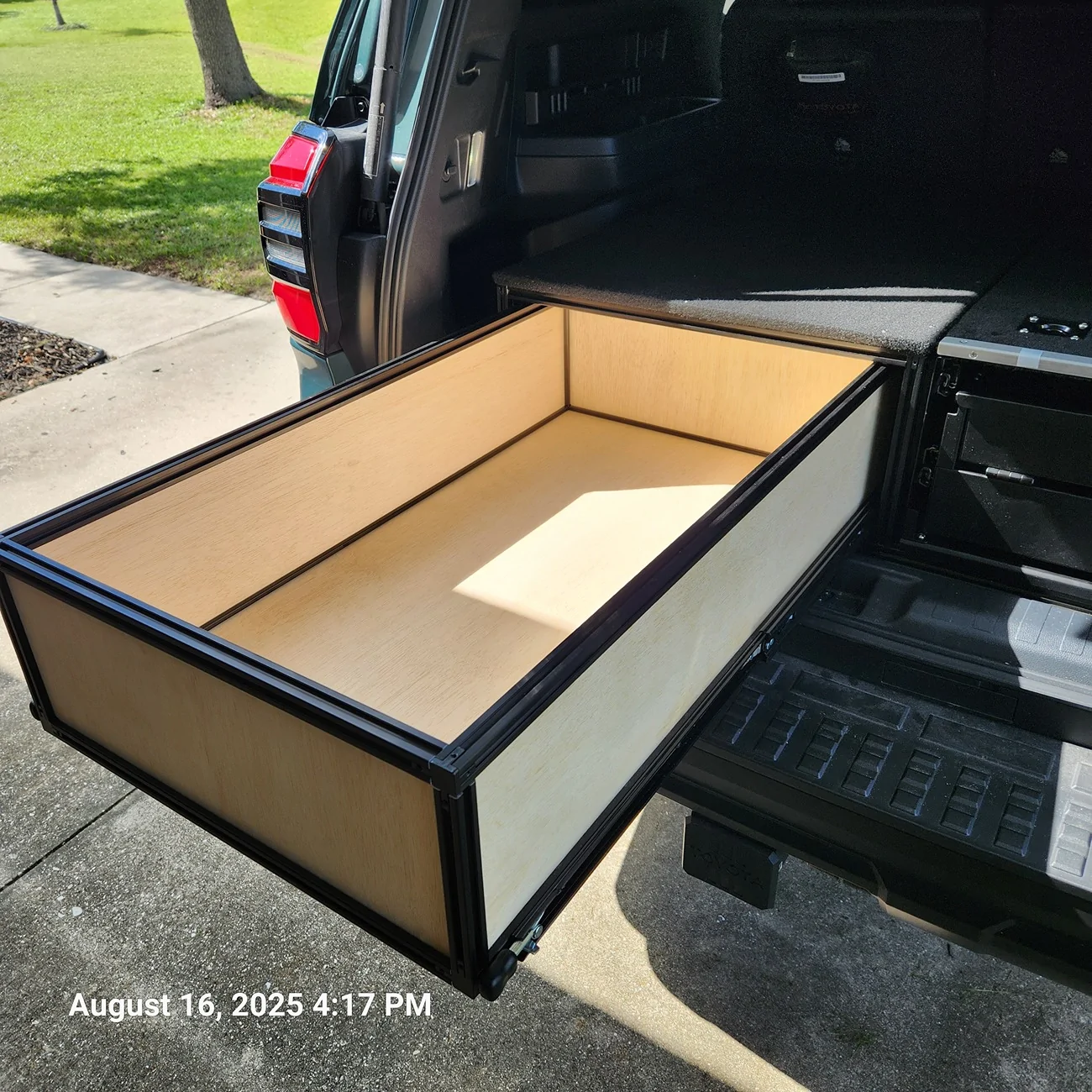 2025 4runner 6th gen Final product of my DIY custom rear cargo storage / pullout drawer system inbound6885553996911021444