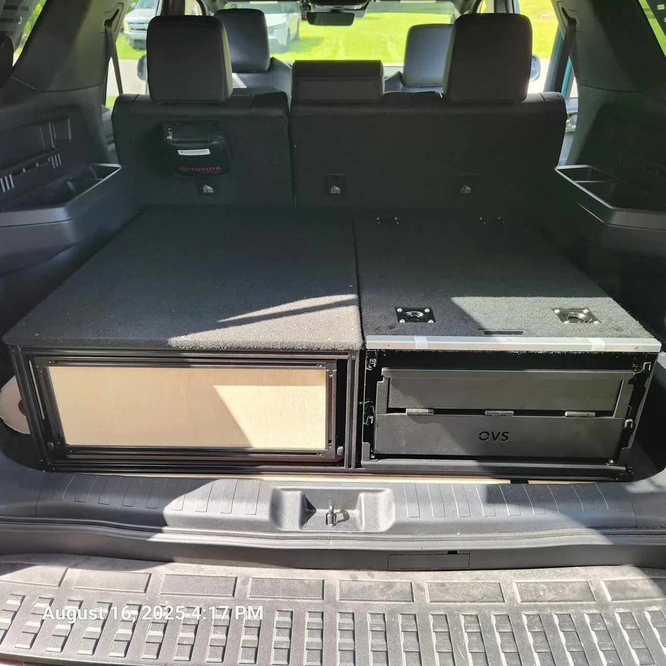 2025 4runner 6th gen Final product of my DIY custom rear cargo storage / pullout drawer system inbound4548582493289551641