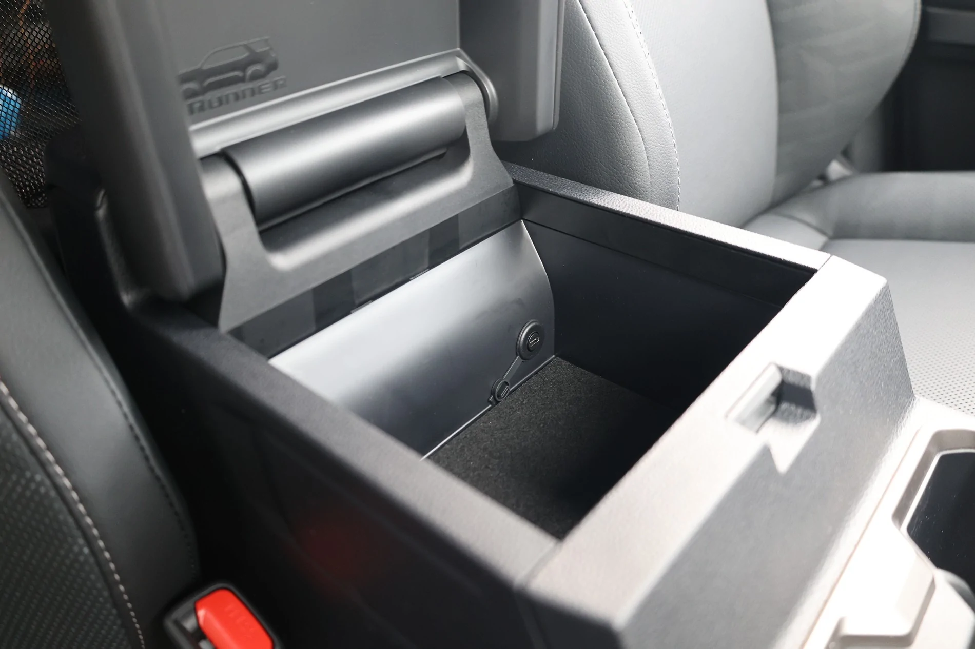 2025 4runner 6th gen USB-C Adapter Port Installed in Center Console 6X1A0784