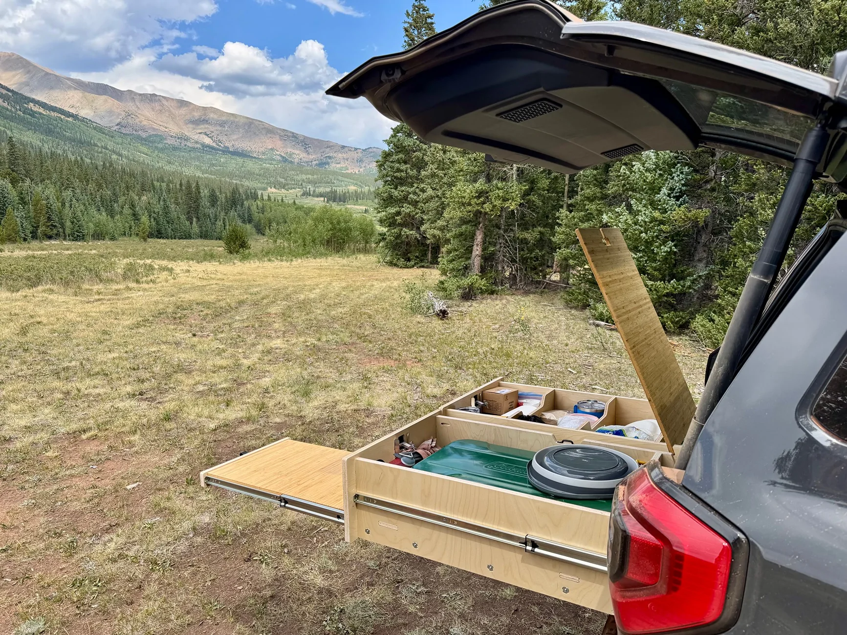 2025 4runner 6th gen Colfax Campers Platform Kit (kitchen, drawers, bed sleeping platform) installed in TRD ORP non-hybrid IMG_2018
