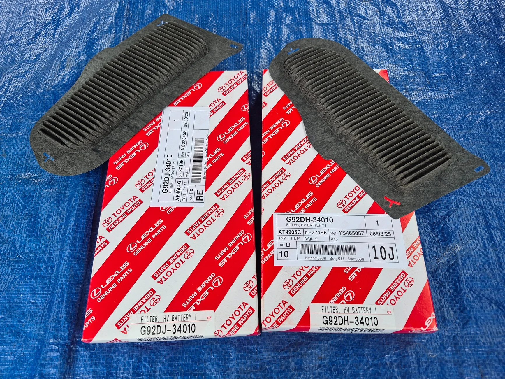 2025 4runner 6th gen Hybrid Battery Filter Replacement - DIY Writeup & Part Number (G92DH-34010 / G92DJ-34010) 20250818_152456