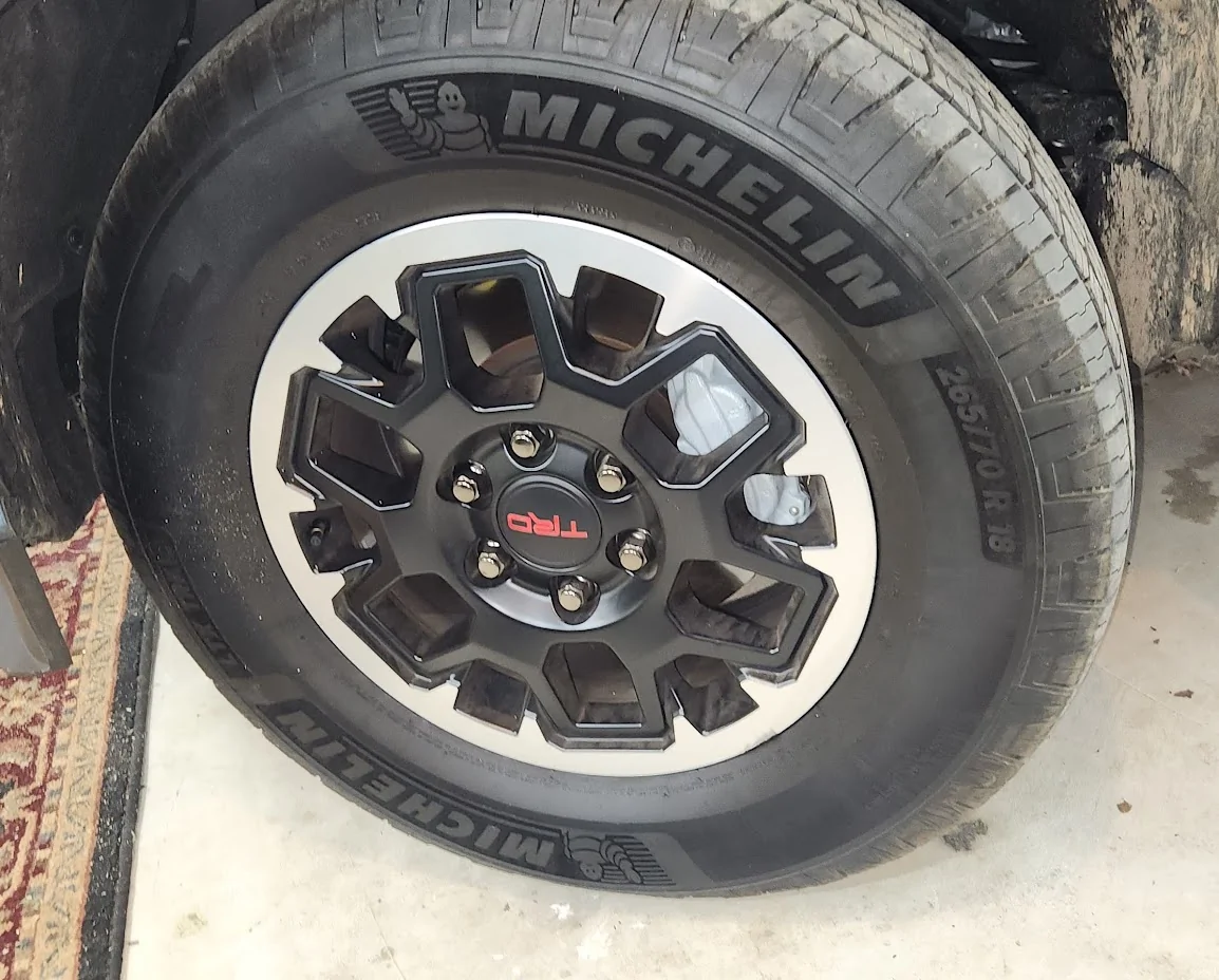 2025 4runner 6th gen 17" / 18" Tacoma Wheels (TRD Off-Road 4th gen) fit the 4Runner 6th gen 20250816_112919-EDIT