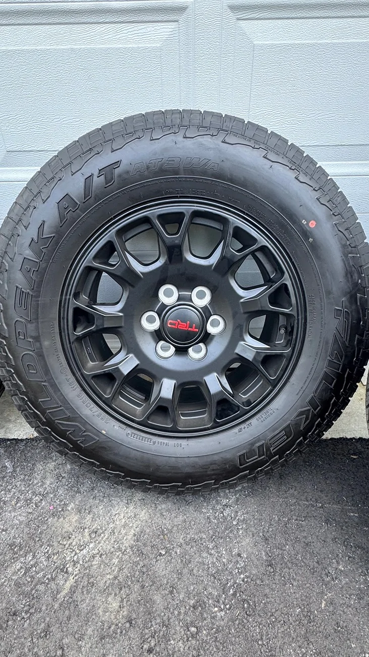 2025 4runner 6th gen WTS: Falken Wildpeak AT3wA with TRD Black Wheels IMG_2500