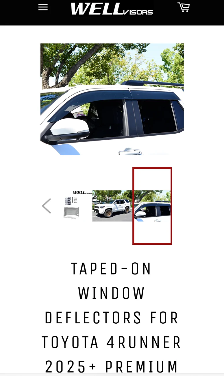 2025 4runner 6th gen Aftermarket rain guards / window deflectors visors ??? 1755721511297-yq