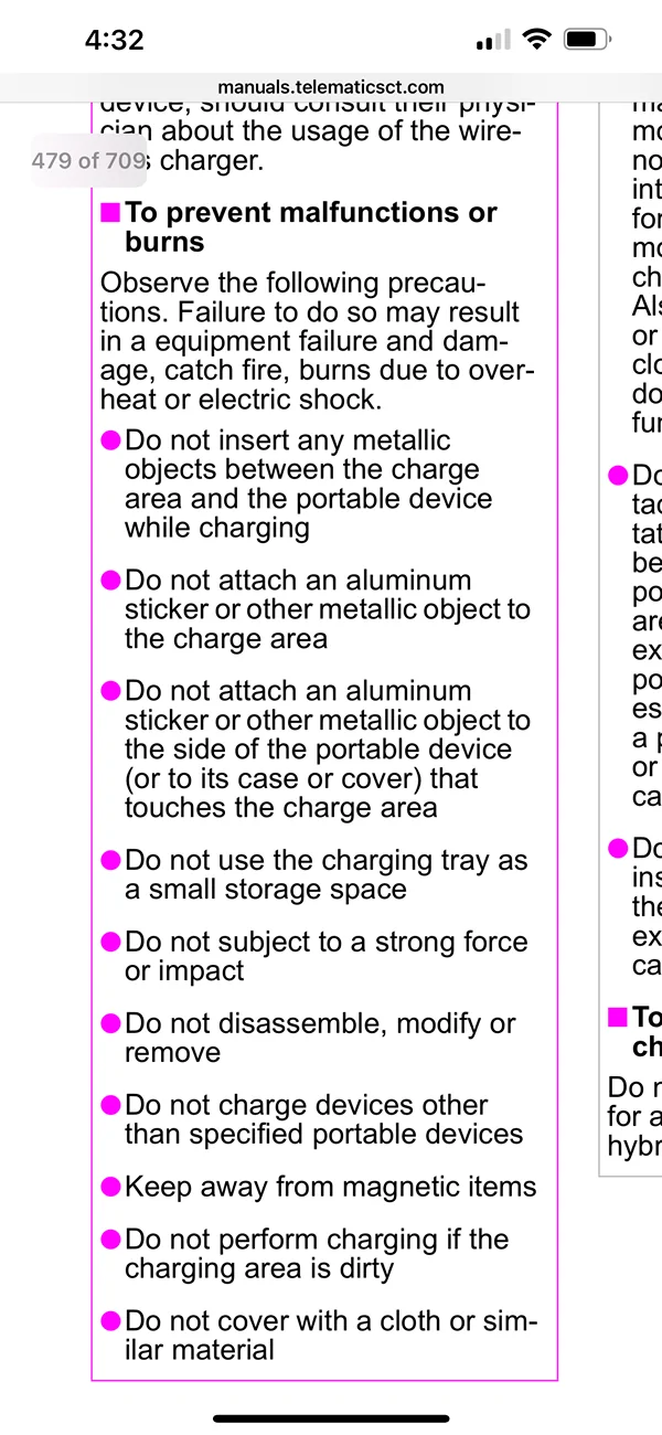 2025 4runner 6th gen Disabling or blocking wireless charger? IMG_0530