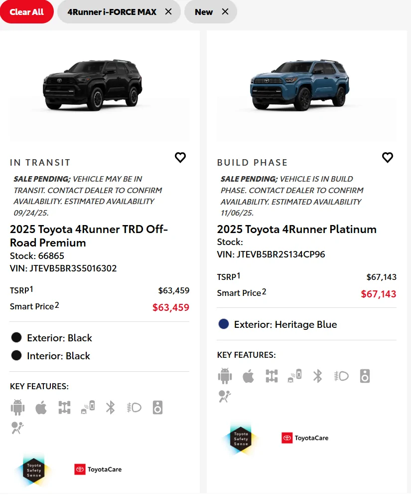 2025 4runner 6th gen Platinum allocations increasing 1755772591405-zm