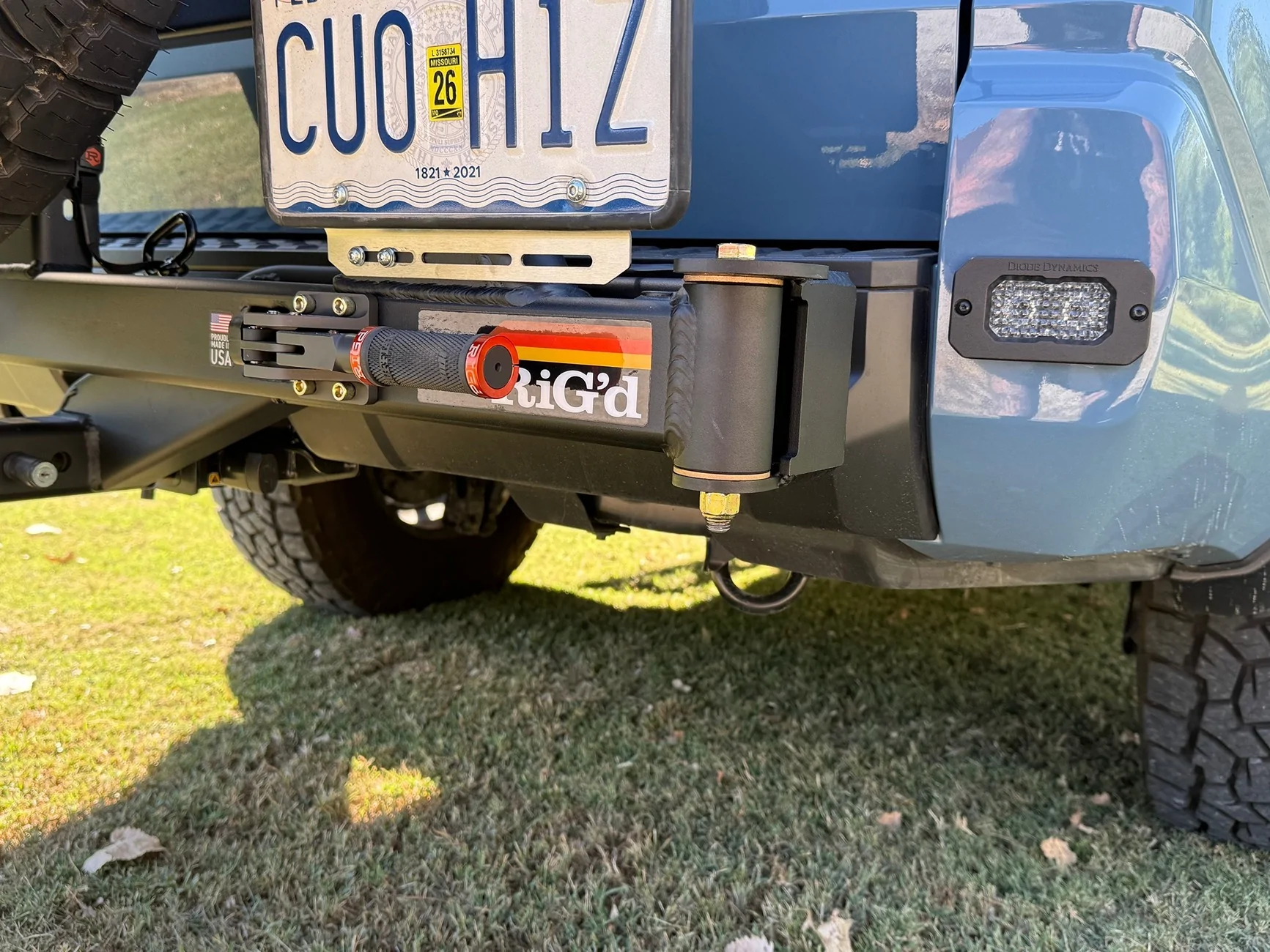 2025 4runner 6th gen RIGd ultra swing tire carrier (35" tire installed) w/ table RIGd ultra swing tire carrier (35%22 tire installed) w: table 2