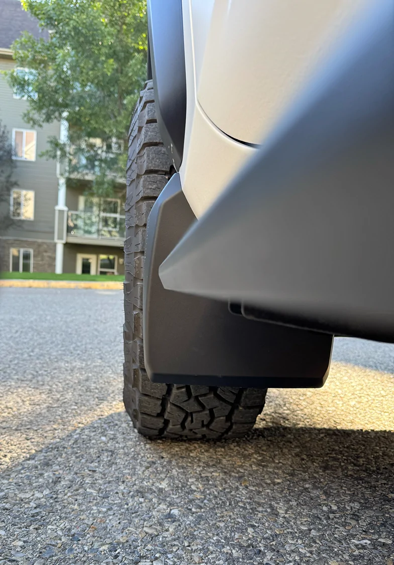 2025 4runner 6th gen Trailhunter / TRD Pro mudflaps upgrade installed on TRD Off-Road ORP (part numbers & photos) Trailhunter TRD Pro mudflaps installed on 2025 4runner 6th gen1