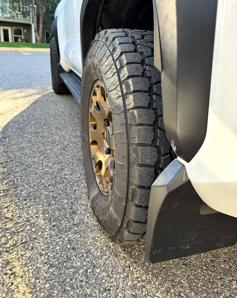 2025 4runner 6th gen Trailhunter / TRD Pro mudflaps upgrade installed on TRD Off-Road ORP (part numbers & photos) Trailhunter TRD Pro mudflaps installed on 2025 4runner 6th gen2
