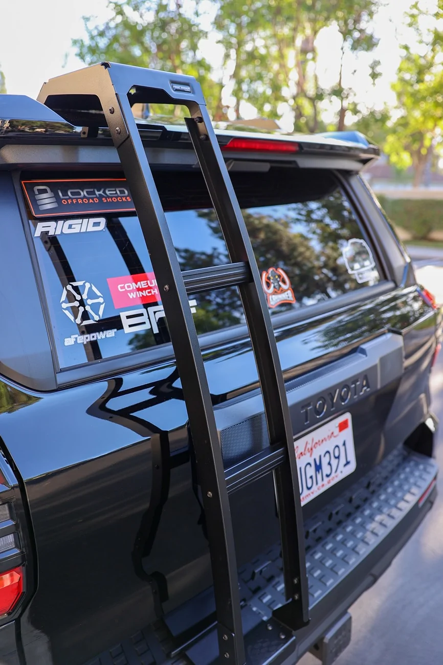 2025 4runner 6th gen Rear Hatch Ladder by Front Runner Outfitters - installed notes & photos 6N4A5916-2