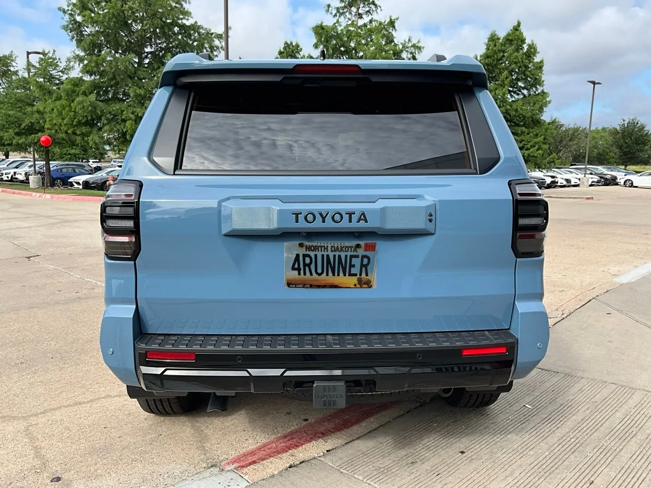 2025 4runner 6th gen Custom vanity license plate on my dirty girl. What's yours? 1755913954613-2n