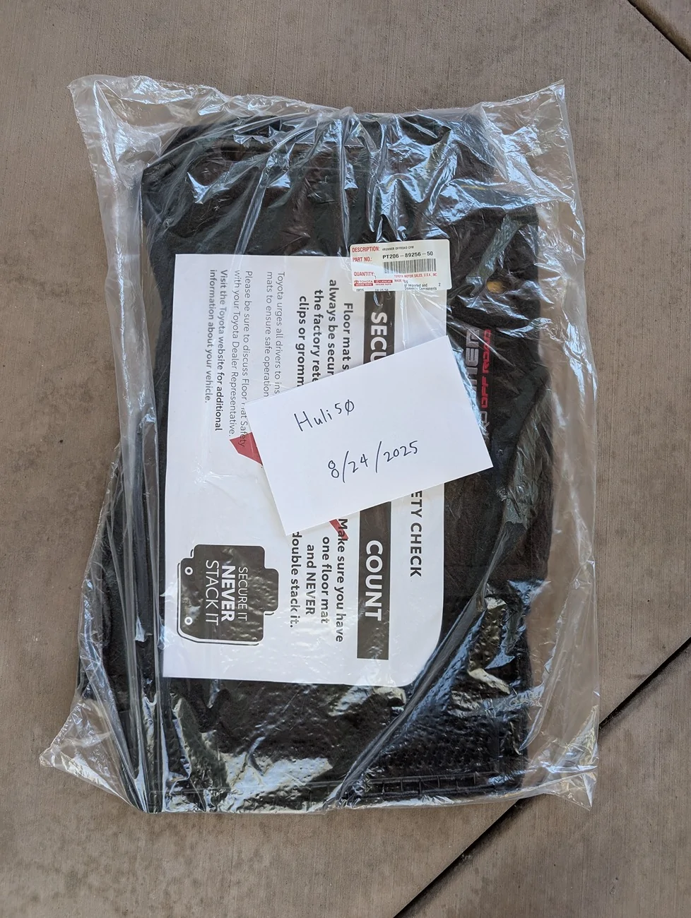 2025 4runner 6th gen Los Angeles area-All weather floor mats 1000002084