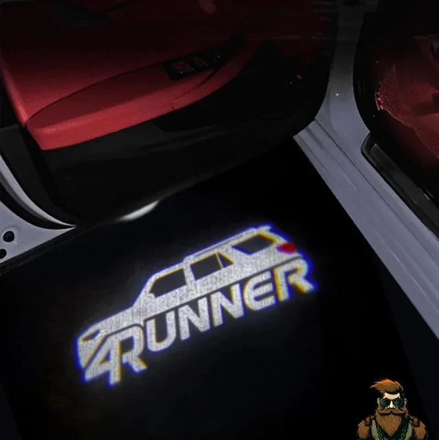 2025 4runner 6th gen Puddle lights installed (Trailhunter projection light) 4runner puddle lights 1