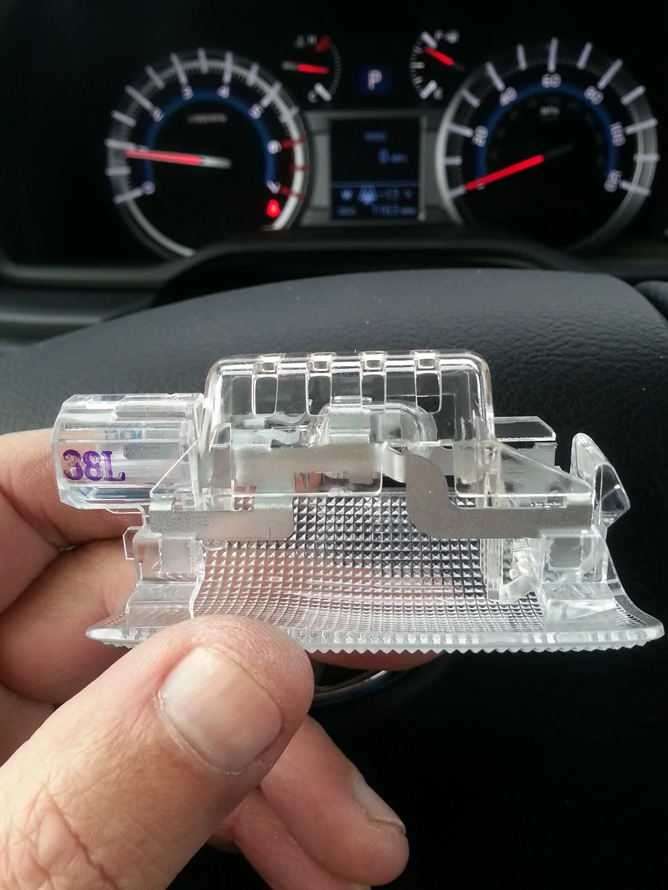 2025 4runner 6th gen Puddle lights installed (Trailhunter projection light) 20131231_095931