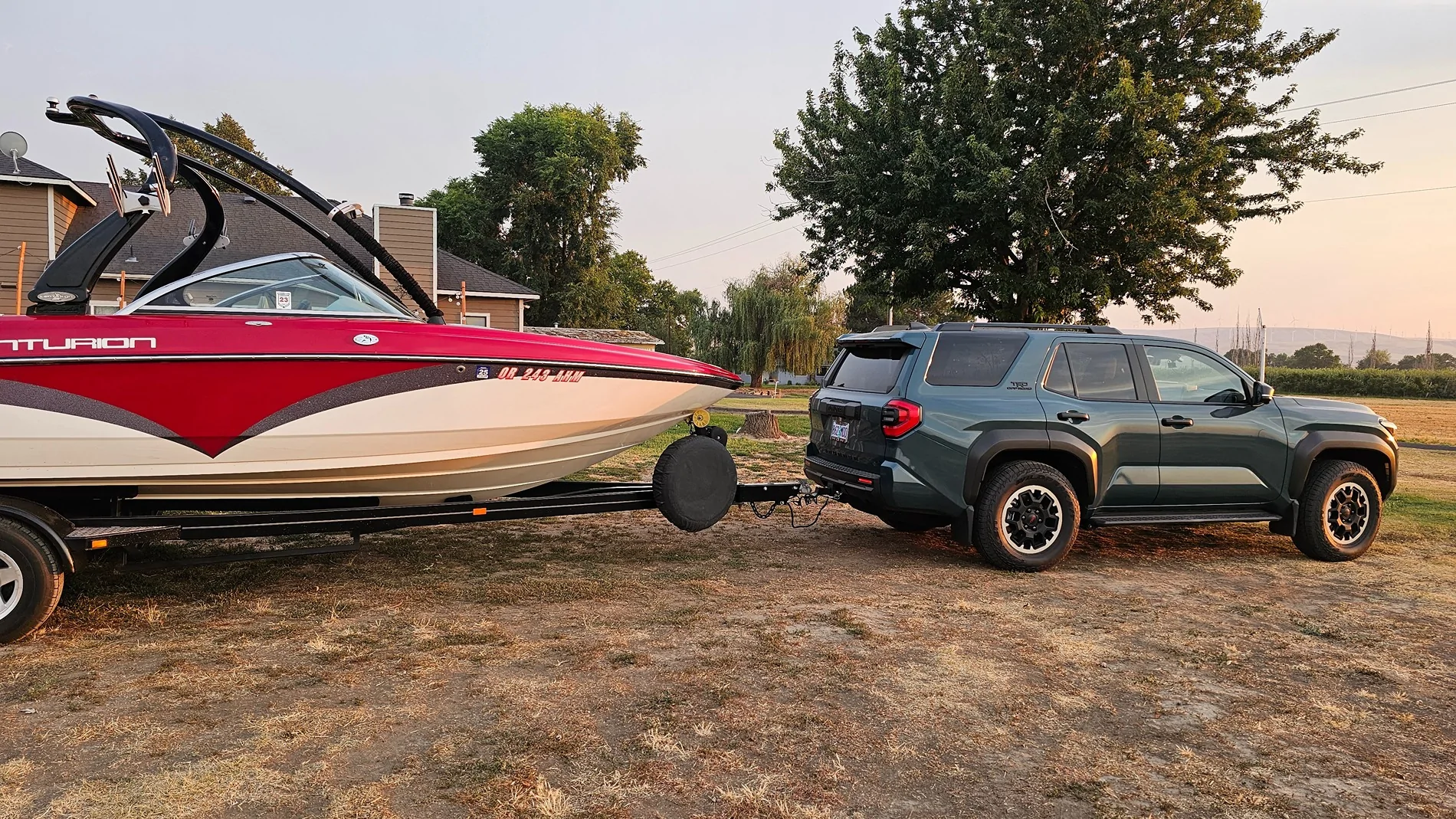 2025 4runner 6th gen Gen6 4Runner towing capacity is awesome! Towed 5700lb boat in 95°+ for 40 miles today inbound1056532330643967415