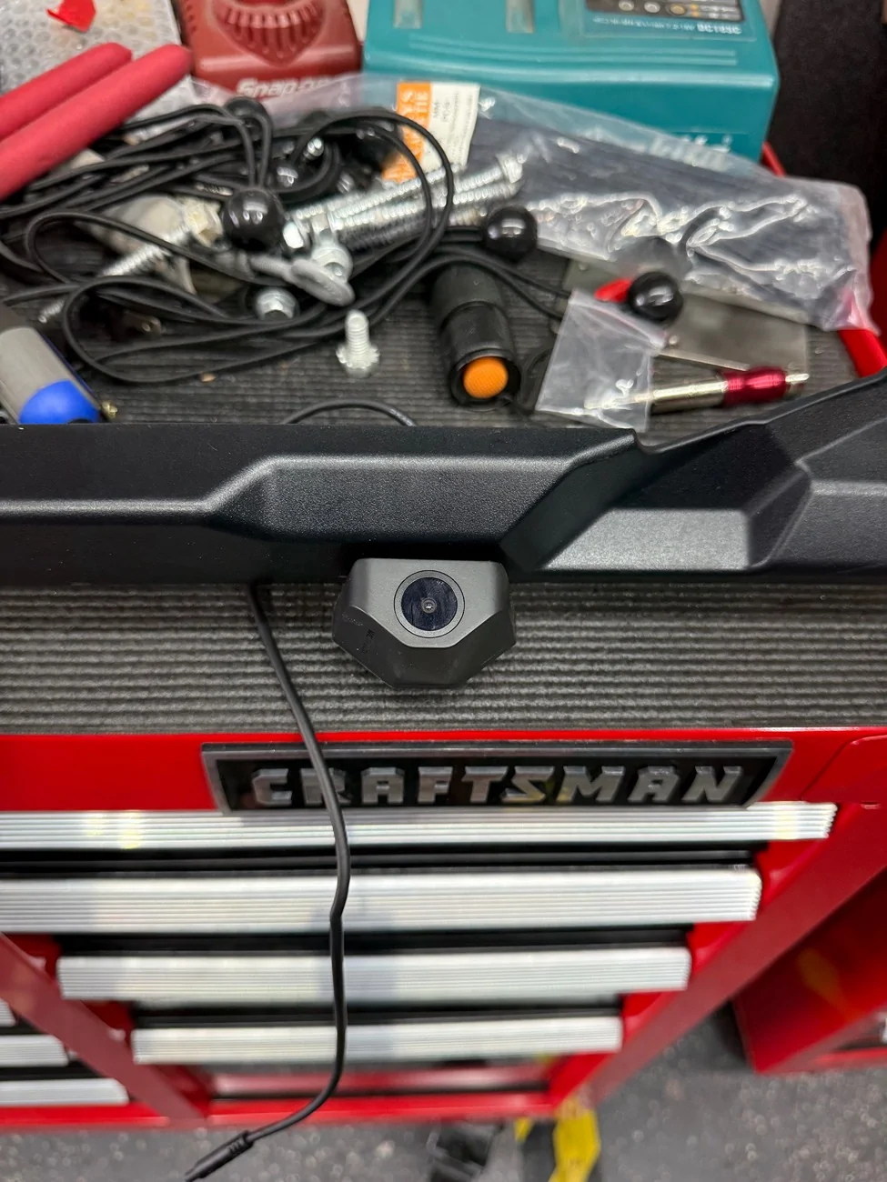 2025 4runner 6th gen Wolfbox Rear View Mirror Dash Cam / Rear Camera (G840S) - Install IMG_3592