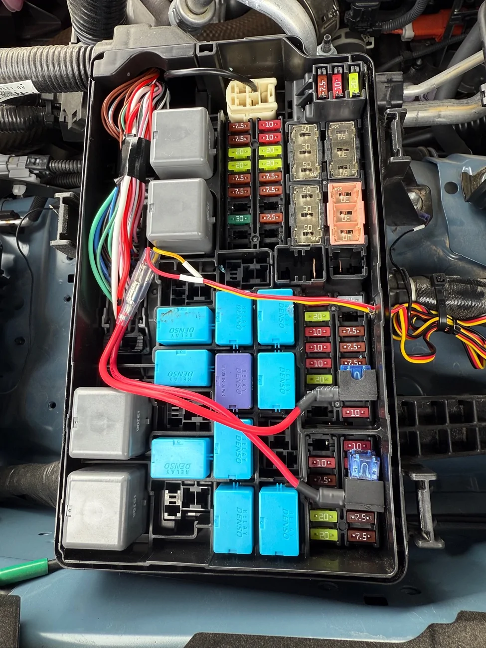 2025 4runner 6th gen Wolfbox Rear View Mirror Dash Cam / Rear Camera (G840S) - Install IMG_3595