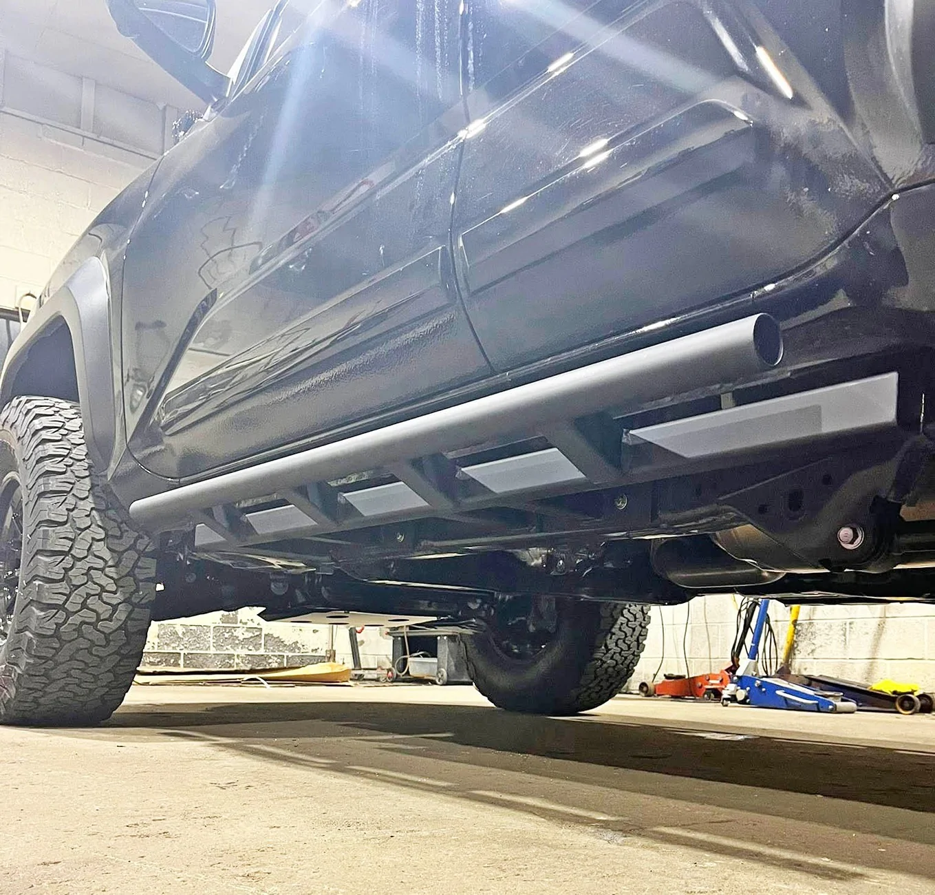 2025 4runner 6th gen BLACK Photos 4Runner 6th Gen (2025+) custom rock sliders rails 2025 4runner 6th gen