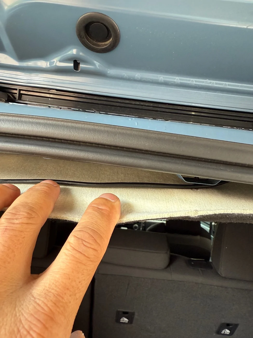 2025 4runner 6th gen Wolfbox Rear View Mirror Dash Cam / Rear Camera (G840S) - Install IMG_3614