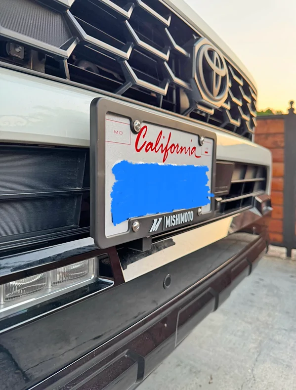 2025 4runner 6th gen No-drill relocation kit for front license plate holder (my solution) IMG_0109