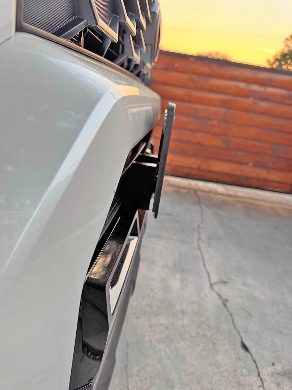 2025 4runner 6th gen No-drill relocation kit for front license plate holder (my solution) IMG_0105