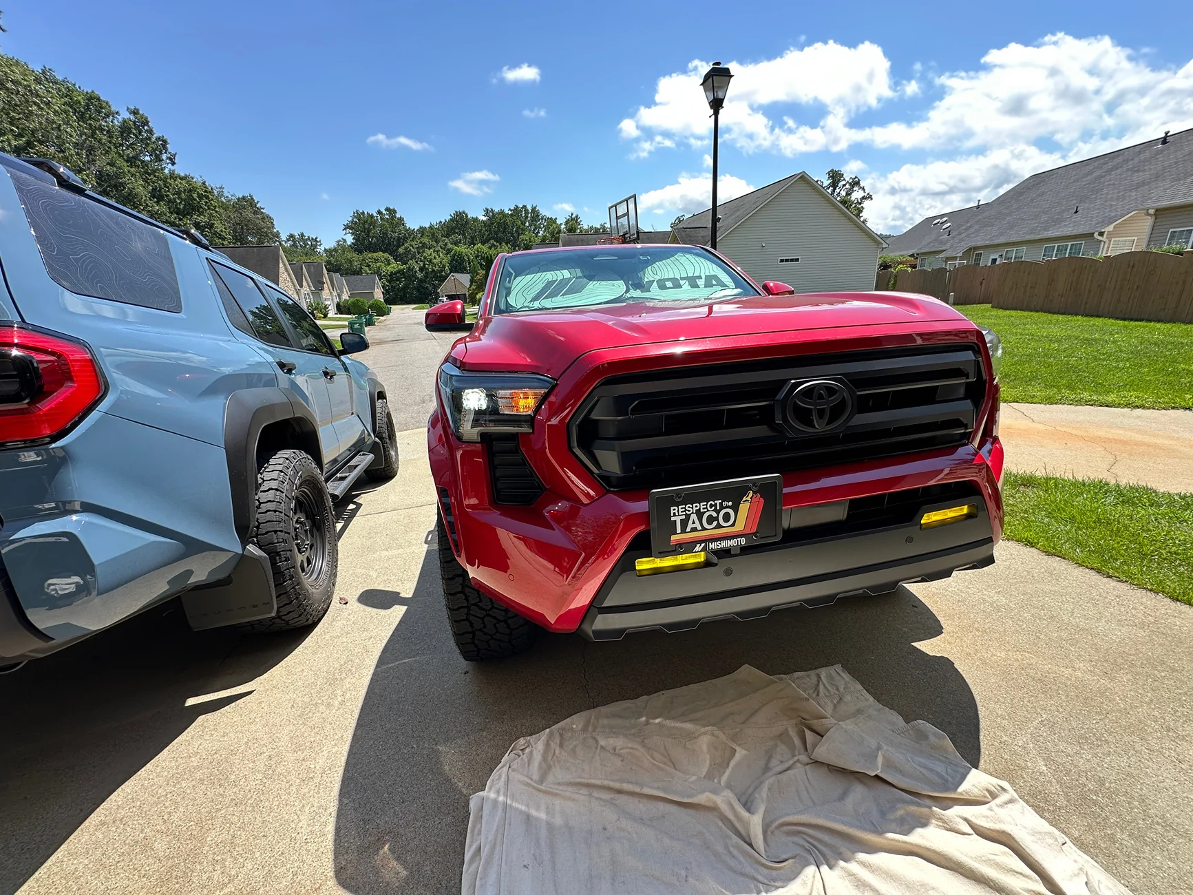 2025 4runner 6th gen No-drill relocation kit for front license plate holder (my solution) IMG_2592