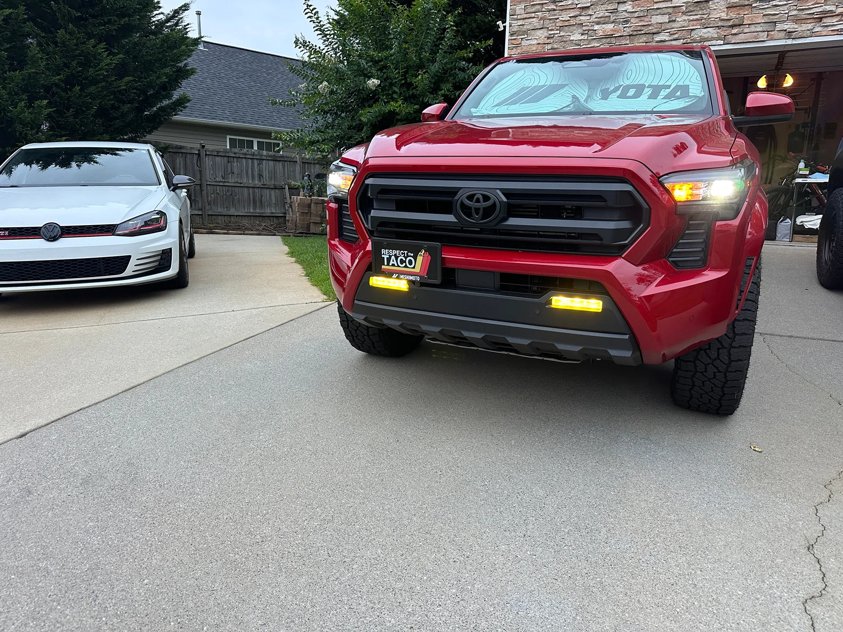 2025 4runner 6th gen No-drill relocation kit for front license plate holder (my solution) IMG_2595