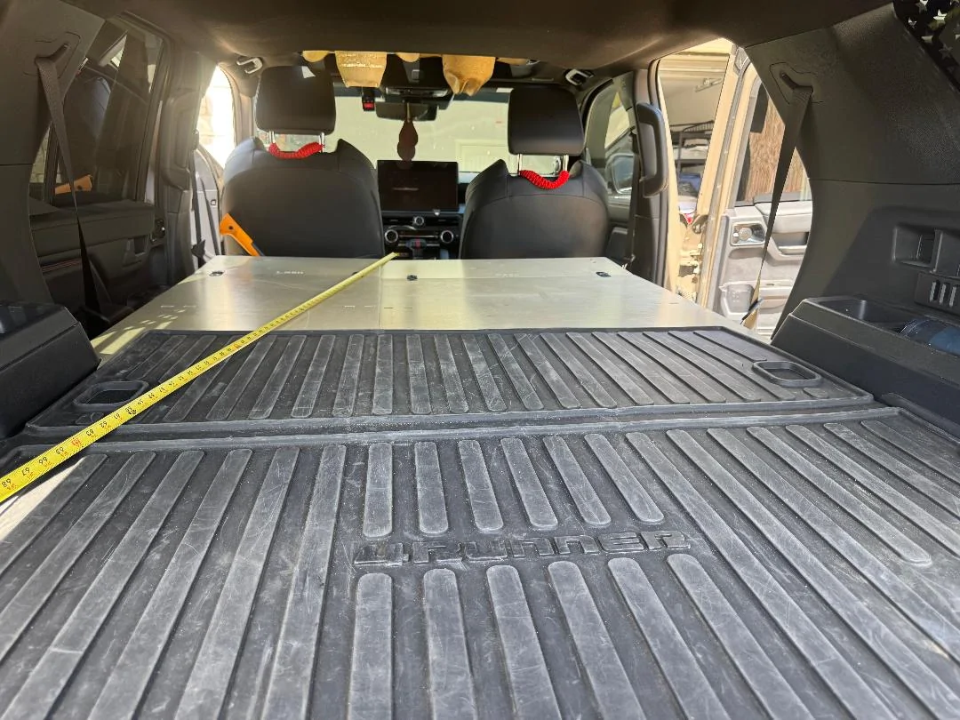 2025 4runner 6th gen Wheelsfeels Sleeping Platform with drawers installed (from Wheels & Feels) 2