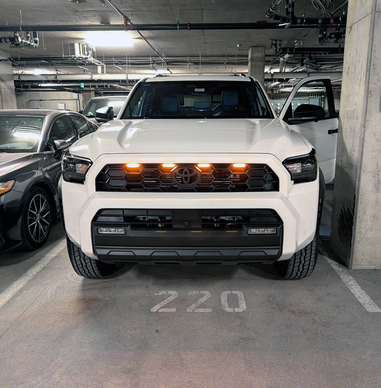 2025 4runner 6th gen Rago Molle Panels (Interior Cargo Windows)  + Bonus Raptor Lights & Puddle Lights Raptor Lights Grille 2025 4Runner 6th gen TRD Off-Road grill 1