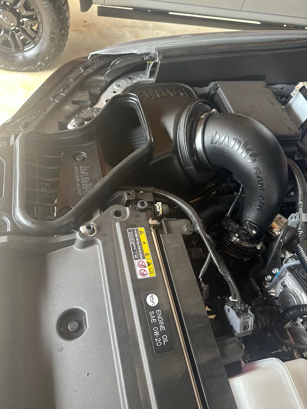 2025 4runner 6th gen Banks Tuning Ram Air Intake installed on non-hybrid gas 2025 4Runner TRD Sport Premium IMG_1160