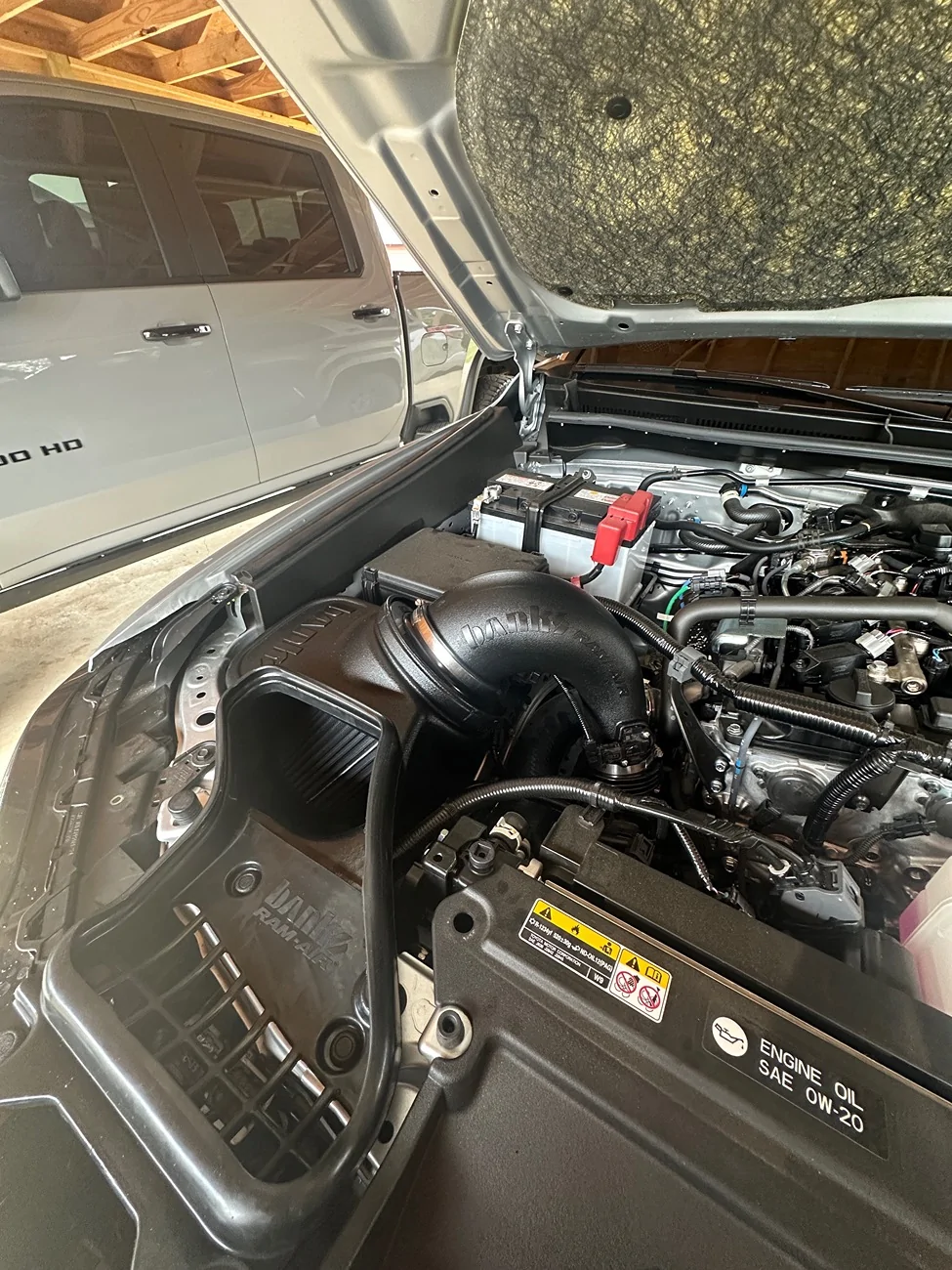 2025 4runner 6th gen Banks Tuning Ram Air Intake installed on non-hybrid gas 2025 4Runner TRD Sport Premium img_1167-jpeg