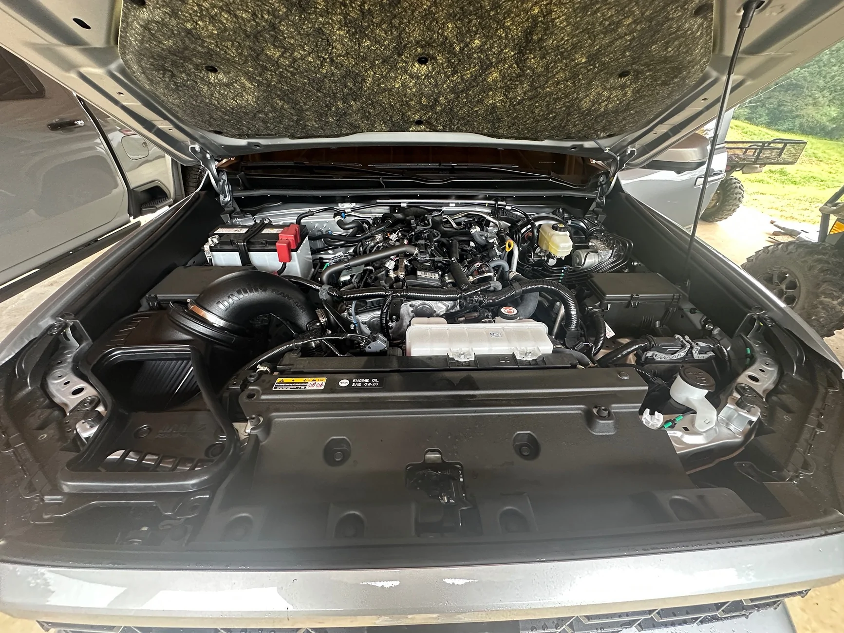 2025 4runner 6th gen Banks Tuning Ram Air Intake installed on non-hybrid gas 2025 4Runner TRD Sport Premium img_1165-jpeg